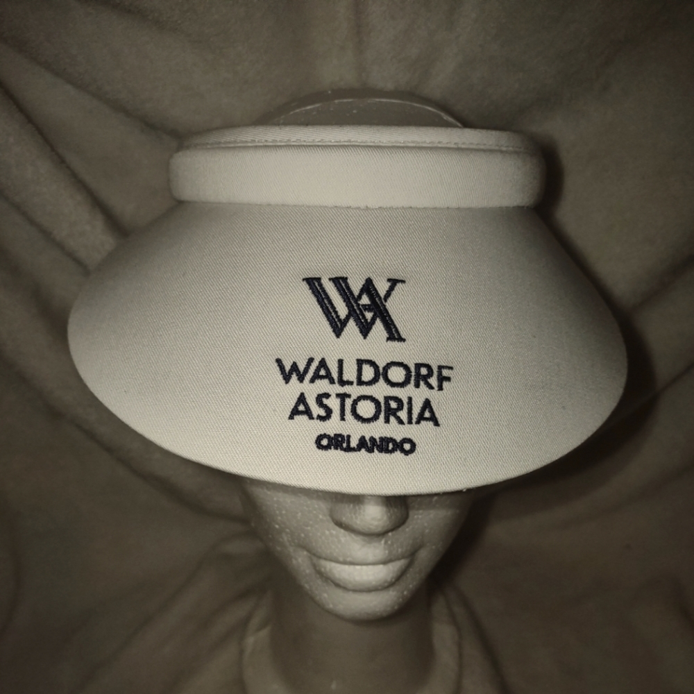 Waldorf Astoria Golf Visor Orlando White